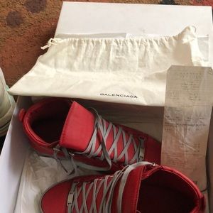 Arena red Hightop Balenciaga